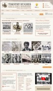 How rarenewspapers.com looks like on a mobile device such as an iPhone.