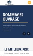 How rasse-assurances.fr looks like on a mobile device such as an iPhone.