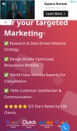 How ravitechnosoft.blogspot.com looks like on a mobile device such as an iPhone.