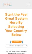 How ravmalikfeelgreatsystem.com looks like on a mobile device such as an iPhone.