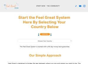 How ravmalikfeelgreatsystem.com looks like on a tablet such as an iPad.
