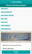 How rayflorists.com looks like on a mobile device such as an iPhone.