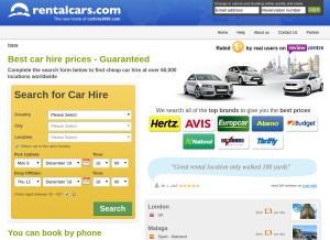 How rcstatic.com looks like on a tablet such as an iPad.