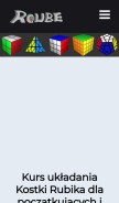 How rcube.pl looks like on a mobile device such as an iPhone.