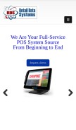 How rdspos.com looks like on a mobile device such as an iPhone.