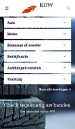 How rdw.nl looks like on a mobile device such as an iPhone.