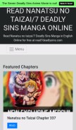 How read7deadlysins.com looks like on a mobile device such as an iPhone.