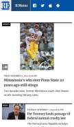 How readingeagle.com looks like on a mobile device such as an iPhone.