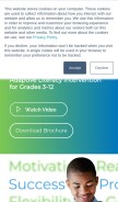 How readingplus.com looks like on a mobile device such as an iPhone.