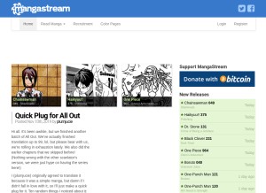 How readms.net looks like on a tablet such as an iPad.