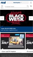 How real.de looks like on a mobile device such as an iPhone.
