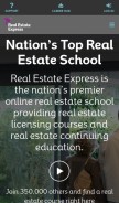 How realestateexpress.com looks like on a mobile device such as an iPhone.
