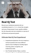 How realiqtest.weebly.com looks like on a mobile device such as an iPhone.