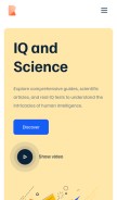 How realiqtests.com looks like on a mobile device such as an iPhone.