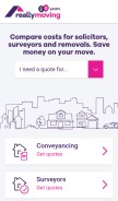 How reallymoving.com looks like on a mobile device such as an iPhone.