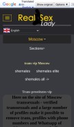 How realsexlady.com looks like on a mobile device such as an iPhone.