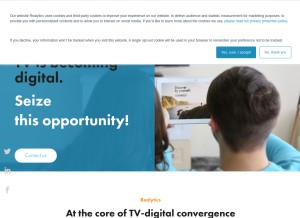 How realytics.io looks like on a tablet such as an iPad.