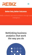 How rebiz.com looks like on a mobile device such as an iPhone.