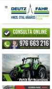 How recambiosdeutzfahr.com looks like on a mobile device such as an iPhone.