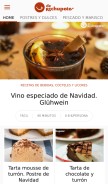 How recetasderechupete.com looks like on a mobile device such as an iPhone.