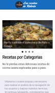 How recetasderoberto.com looks like on a mobile device such as an iPhone.