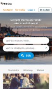 How reco.se looks like on a mobile device such as an iPhone.