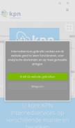 How redbee.nl looks like on a mobile device such as an iPhone.