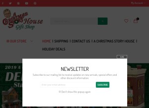 How redriderleglamps.com looks like on a tablet such as an iPad.