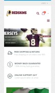 How redskinstopselling.com looks like on a mobile device such as an iPhone.
