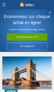 How reduc.fr looks like on a mobile device such as an iPhone.