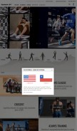 How reebok.cl looks like on a mobile device such as an iPhone.