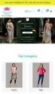 How reetafashion.com looks like on a mobile device such as an iPhone.