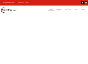 How referansy.com looks like on a tablet such as an iPad.