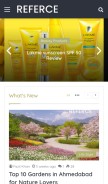 How referce.com looks like on a mobile device such as an iPhone.