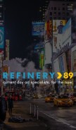 How refinery89.com looks like on a mobile device such as an iPhone.