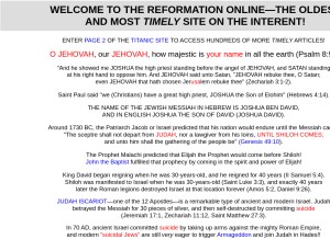 How reformation.org looks like on a tablet such as an iPad.
