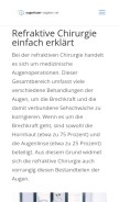 How refraktiv.com looks like on a mobile device such as an iPhone.