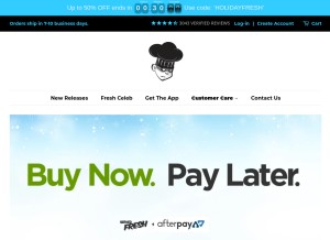 How refreshedcollection.com looks like on a tablet such as an iPad.