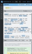 How regexr.com looks like on a mobile device such as an iPhone.