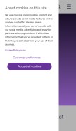 How regulaforensics.com looks like on a mobile device such as an iPhone.