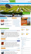 How reizennaarmyanmar.nl looks like on a mobile device such as an iPhone.