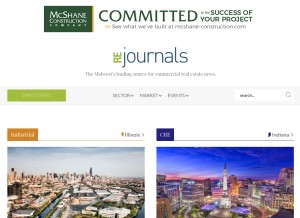 How rejournals.com looks like on a tablet such as an iPad.
