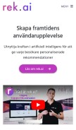 How rek.ai looks like on a mobile device such as an iPhone.