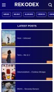 How rekodex.com looks like on a mobile device such as an iPhone.