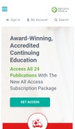How reliasmedia.com looks like on a mobile device such as an iPhone.