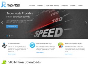 How reloadedtech.com looks like on a tablet such as an iPad.