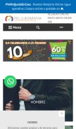 How relojesmania.com looks like on a mobile device such as an iPhone.