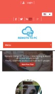 How remotetopc.com looks like on a mobile device such as an iPhone.