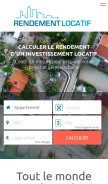 How rendementlocatif.com looks like on a mobile device such as an iPhone.