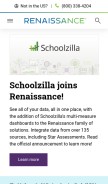 How renlearn.com looks like on a mobile device such as an iPhone.